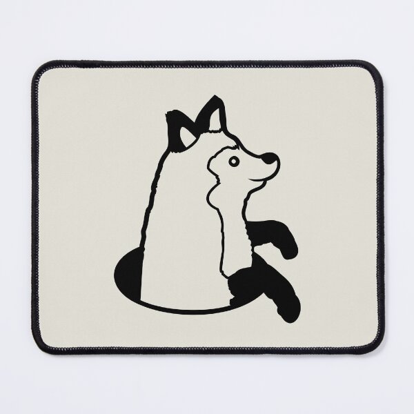 Item preview, Fox Looks Funny Out Of Ground Hole Happy Cool Cute designed and sold by shirt-o-mat.