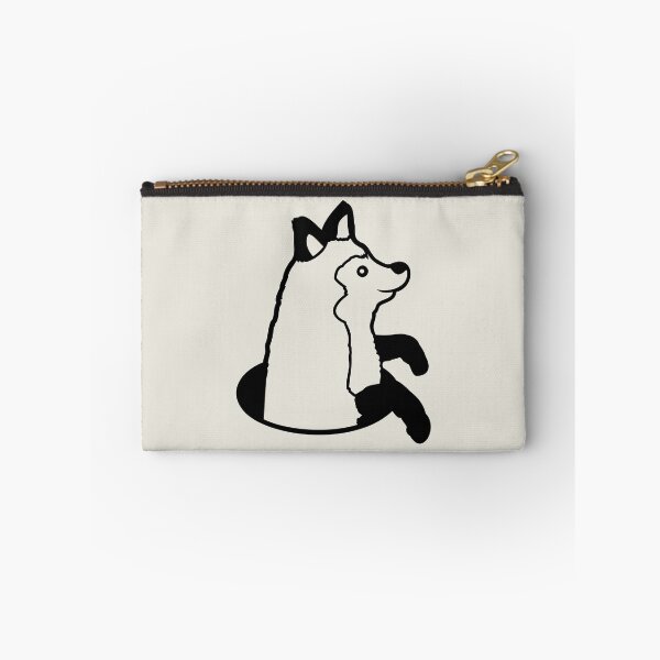 Item preview, Fox Looks Funny Out Of Ground Hole Happy Cool Cute designed and sold by shirt-o-mat.