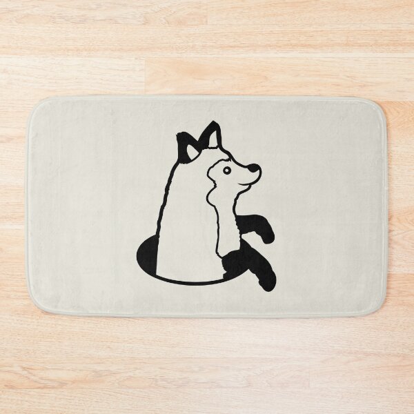 Item preview, Fox Looks Funny Out Of Ground Hole Happy Cool Cute designed and sold by shirt-o-mat.
