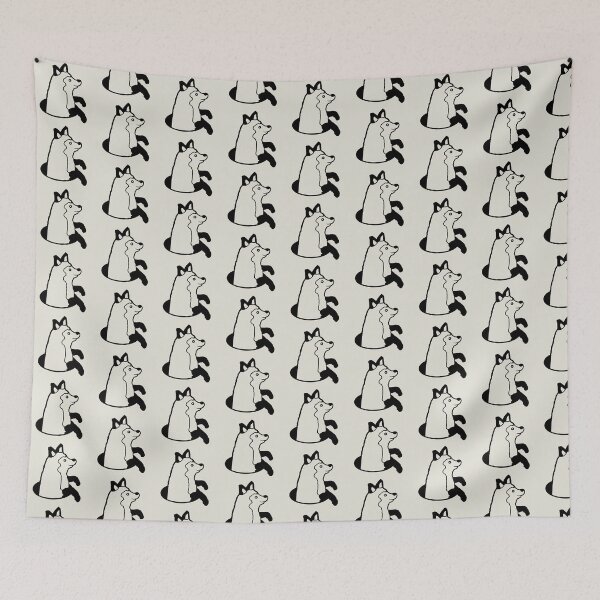Item preview, Fox Looks Funny Out Of Ground Hole Happy Cool Cute designed and sold by shirt-o-mat.