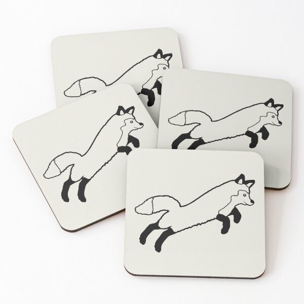 Item preview, Red Fox Jumping Happy Jump Cartoon Cute Cool Comic designed and sold by shirt-o-mat.