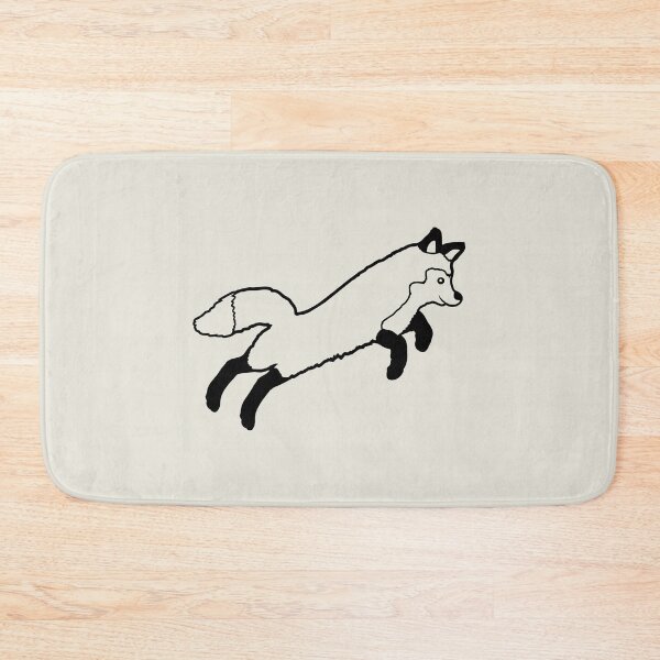 Item preview, Red Fox Jumping Happy Jump Cartoon Cute Cool Comic designed and sold by shirt-o-mat.
