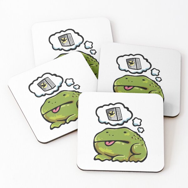 Item preview, Toad is thinking about the newest dragon book designed and sold by Gabba (@gabbagraphics).