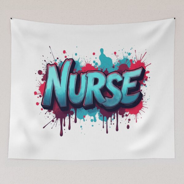 Item preview, A graffiti Nurse Letters Art Style   designed and sold by adlkh.