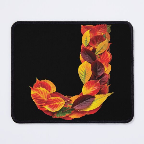 FALL LETTER J Mouse Pad