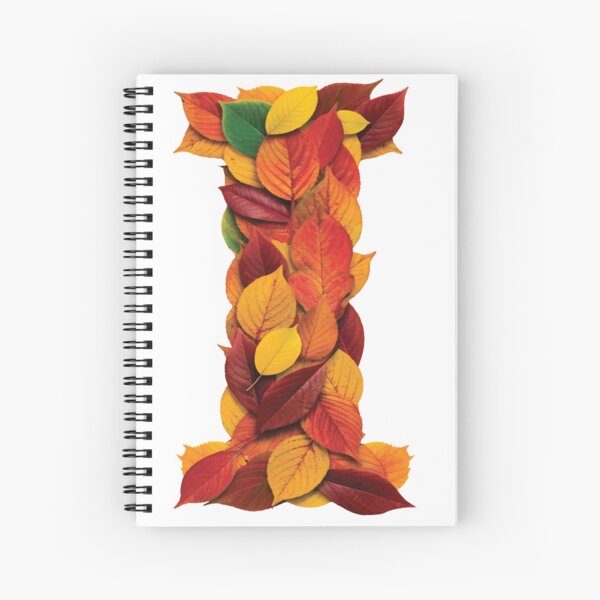 FALL LETTER I Spiral Notebook