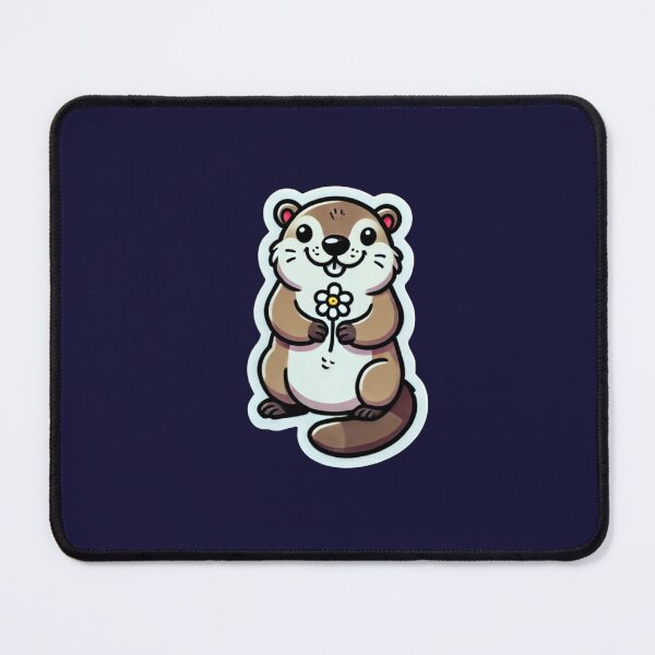 Item preview, Groundhog with Flower designed and sold by LewpyG.