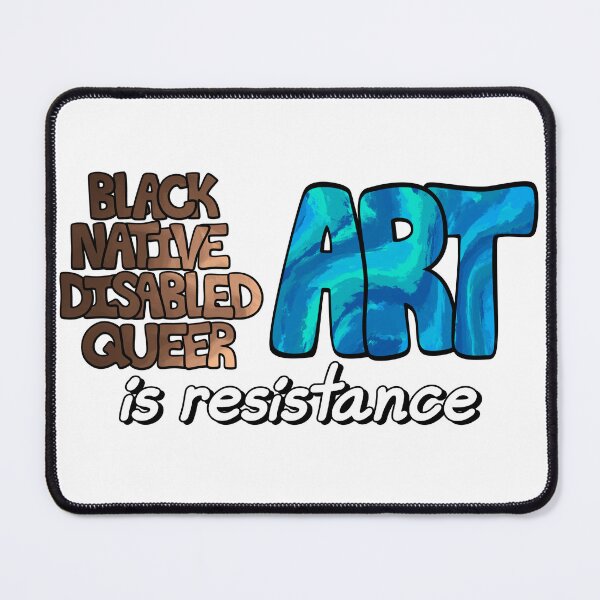 Item preview, art is resistance designed and sold by zan doodles.