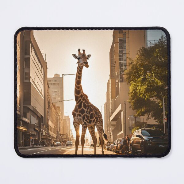 Item preview, Wild Giraffe in Town, Giraffe, Town, designed and sold by GOLDENGARDENART.