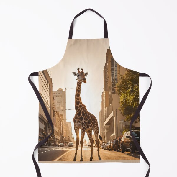 Item preview, Wild Giraffe in Town, Giraffe, Town, designed and sold by GOLDENGARDENART.