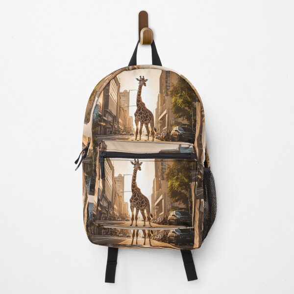 Item preview, Wild Giraffe in Town, Giraffe, Town, designed and sold by GOLDENGARDENART.