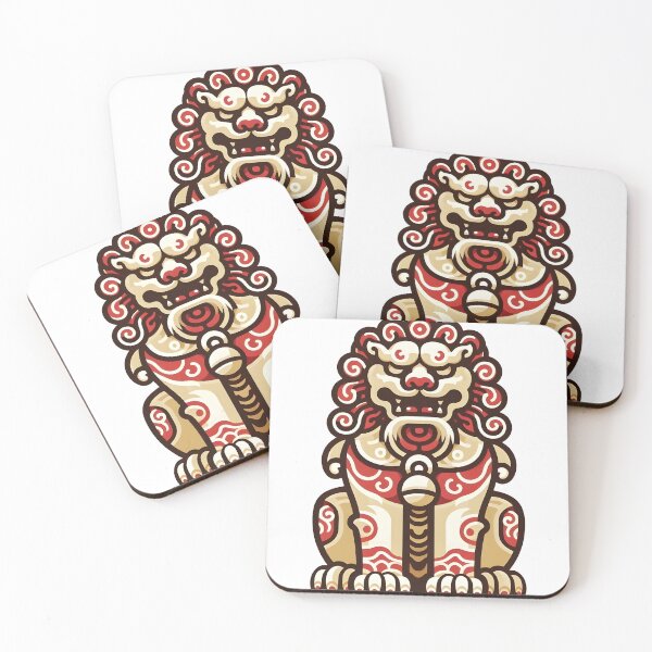 Item preview, stone lion designed and sold by aliraweb.