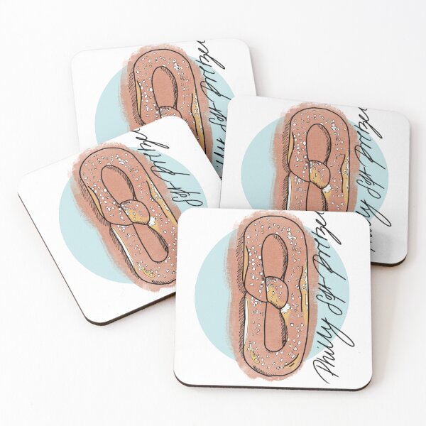 Item preview, Philly Soft Pretzel Illustration designed and sold by PollysProjects.