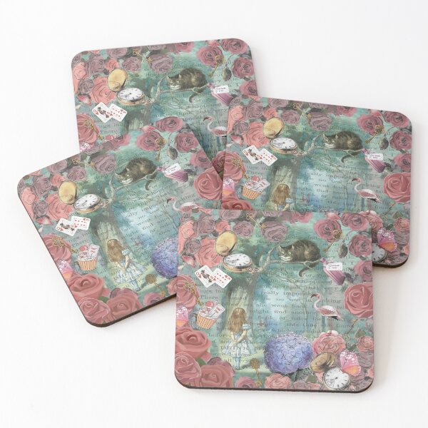 Item preview, Alice In Wonderland Fantasy Garden Collage designed and sold by maryedenoa.