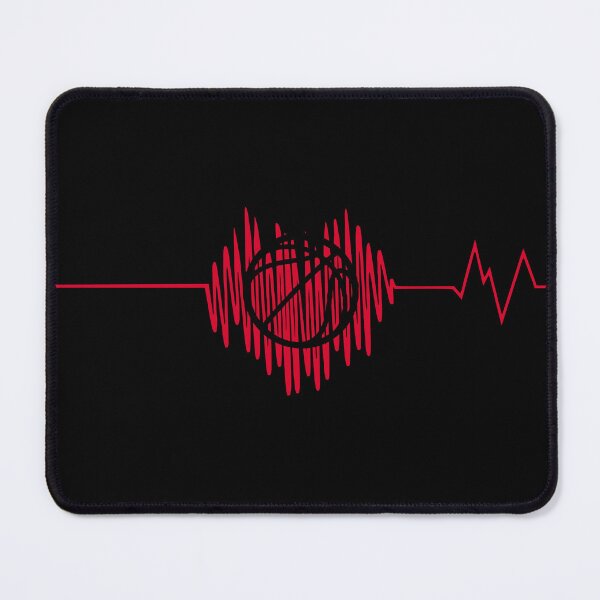 Item preview, "Basketball Heartbeat – Dribble, Shoot, Score | Ball is Life ECG Line" designed and sold by artworkathome.