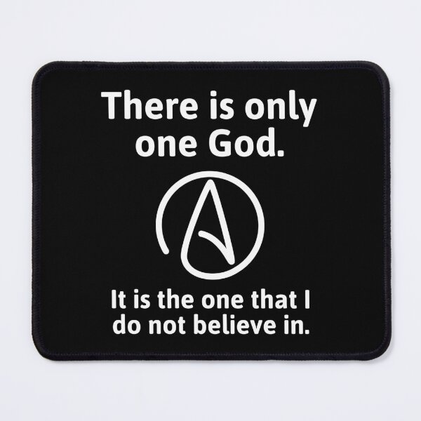 Item preview, Monotheistic atheist humorous design designed and sold by Rachel the Artist .