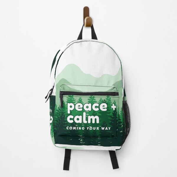 Item preview, Peace + calm, coming your way, positive mindset designed and sold by AASparksDesigns.
