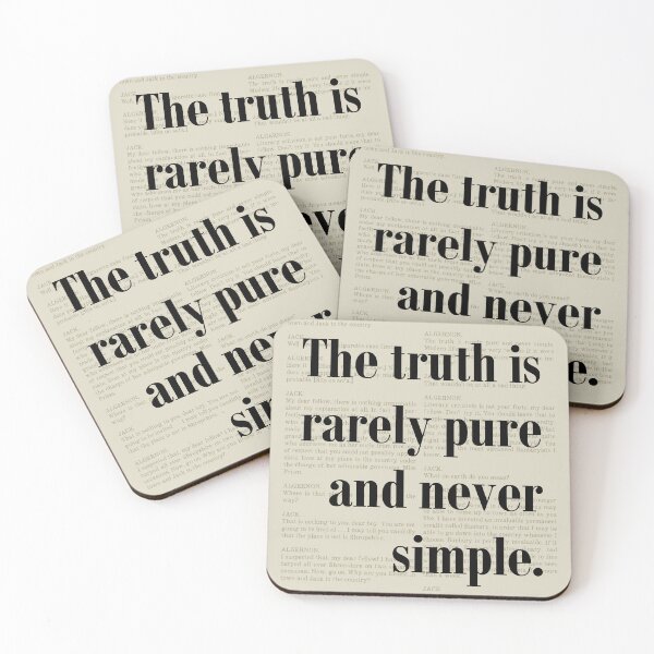 Item preview, Oscar Wilde Importance of Being Earnest Quote designed and sold by kakarikihill.