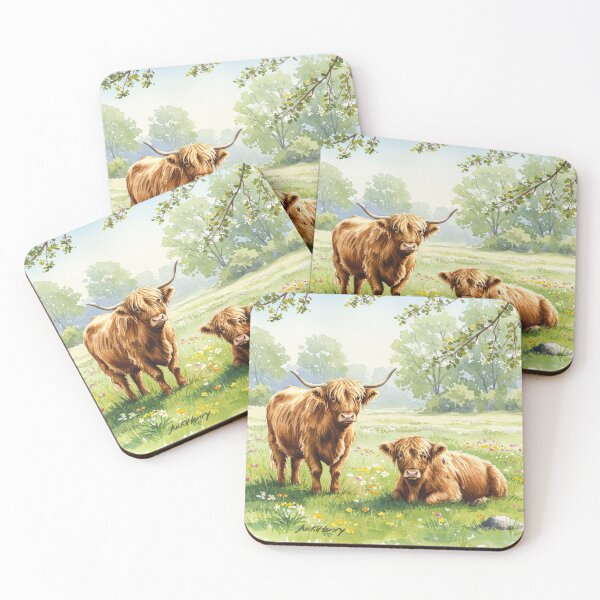 Item preview, Highland Cows Collection designed and sold by InkbrushStudios.