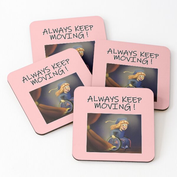 Item preview, Sophia in Wheelchair - Always Keep Moving designed and sold by ZepoPublishing.