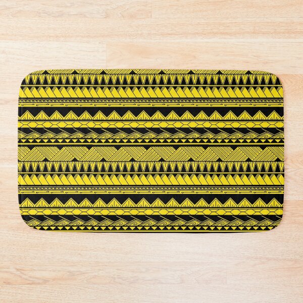 Item preview, Black and Light Yellow Tribal Pattern designed and sold by Steeb757.