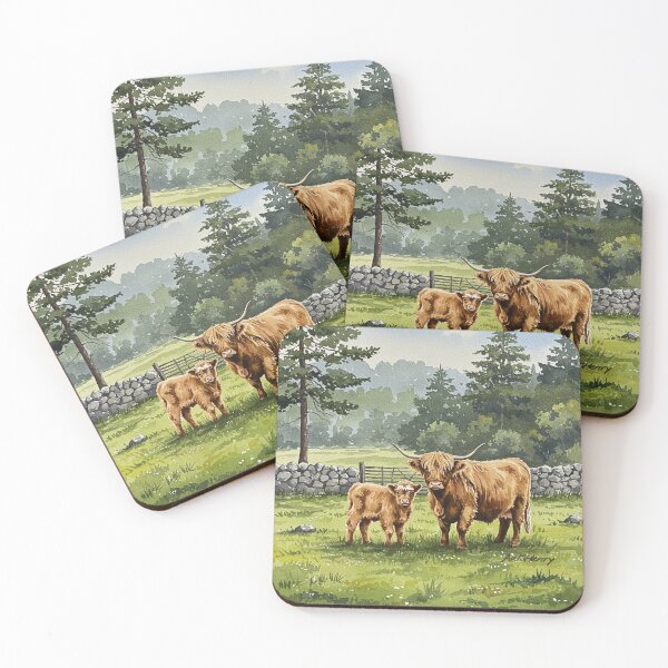 Item preview, Highland Cows Collection designed and sold by InkbrushStudios.