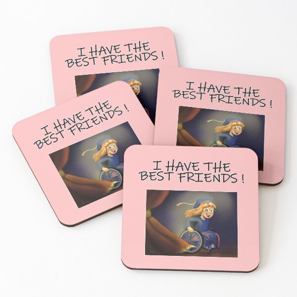 Item preview, Sophia in Wheelchair - I Have the Best Friends designed and sold by ZepoPublishing.