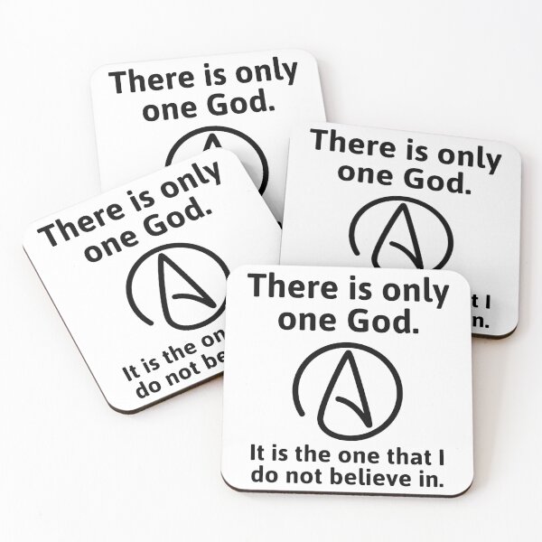 Item preview, Monotheistic atheist humorous design  designed and sold by Rachel the Artist .