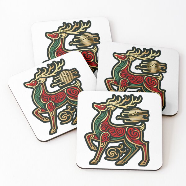 Item preview, Auspicious deer designed and sold by aliraweb.