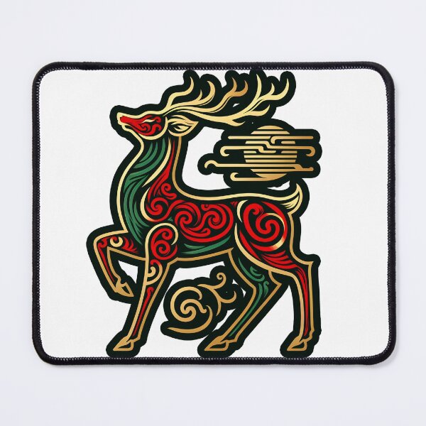 Item preview, Auspicious deer designed and sold by aliraweb.