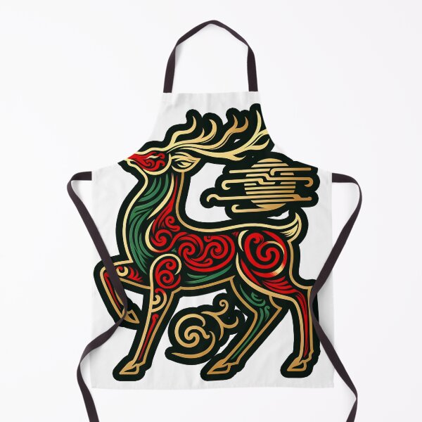 Item preview, Auspicious deer designed and sold by aliraweb.