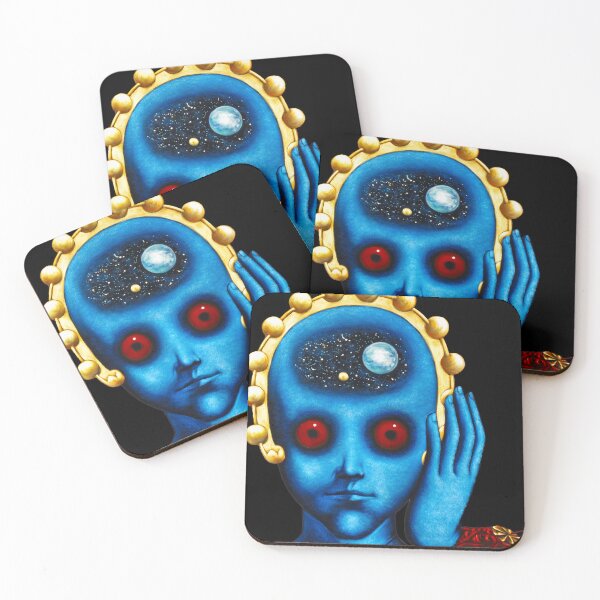 Item preview, Draags of Fantastic Planet French film, oil on velvet by Jorge Torrones designed and sold by velvetify.com.