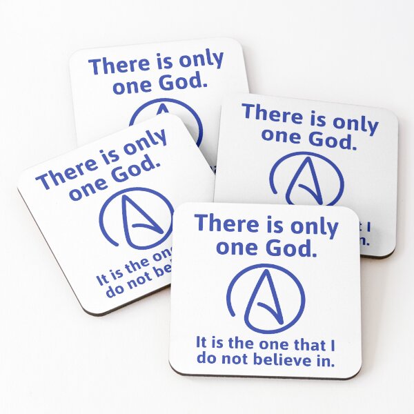 Item preview, Monotheistic atheist humorous design  designed and sold by Rachel the Artist .