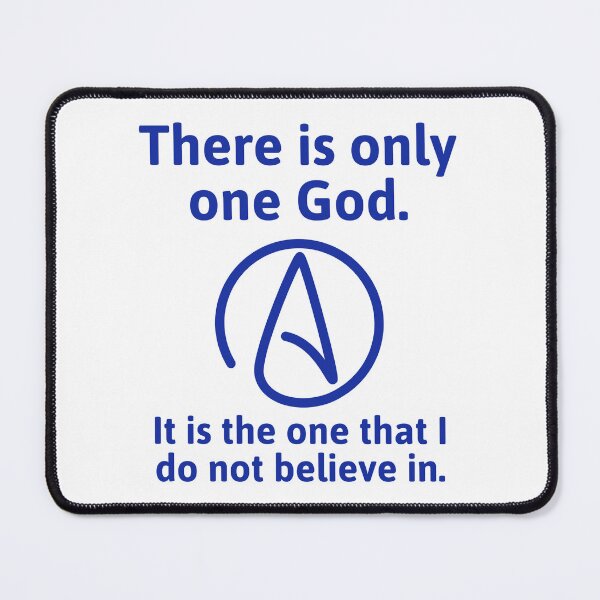 Item preview, Monotheistic atheist humorous design designed and sold by Rachel the Artist .