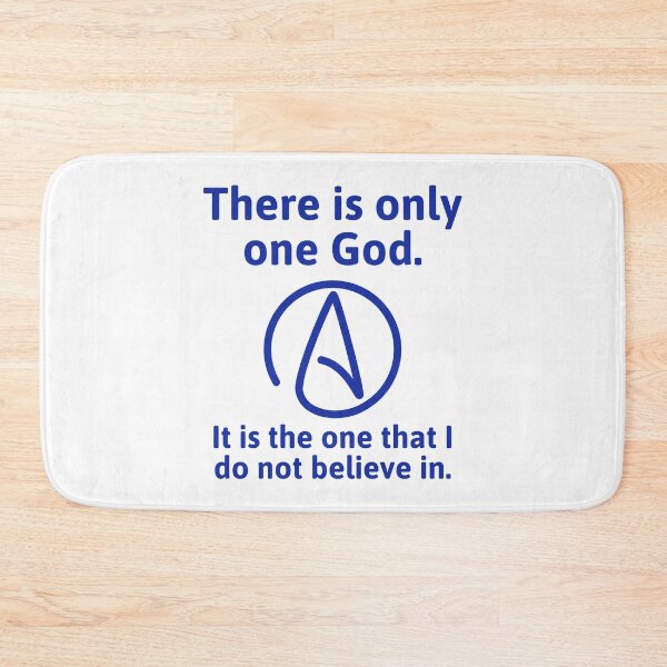 Item preview, Monotheistic atheist humorous design  designed and sold by Rachel the Artist .