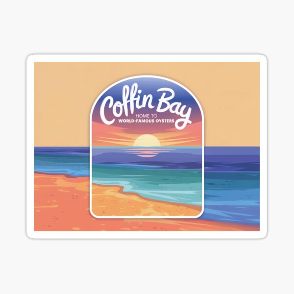 Item preview, Coffin Bay Sticker designed and sold by Random Designs.