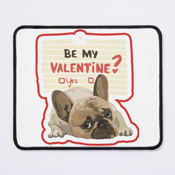 Item preview, Bored Pug - Be my Valentine? designed and sold by OJ-Creatives.