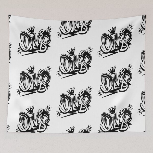 Item preview, DNB - Graffiti Treat (Black)  designed and sold by Discothreadz.