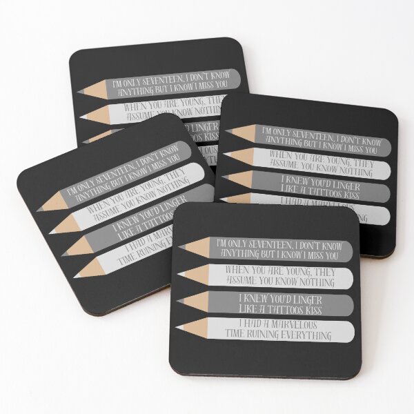 Item preview, Taylor Swift lyric pencils designed and sold by broadwaygirl142.