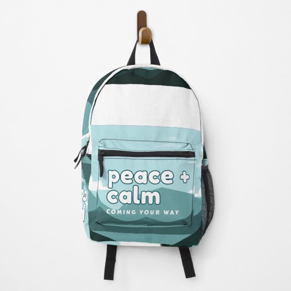 Item preview, Peace + calm, coming your way, positive mindset, blue bay designed and sold by AASparksDesigns.