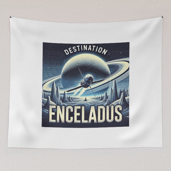 Item preview, Destination Enceladus designed and sold by LightningJelly.