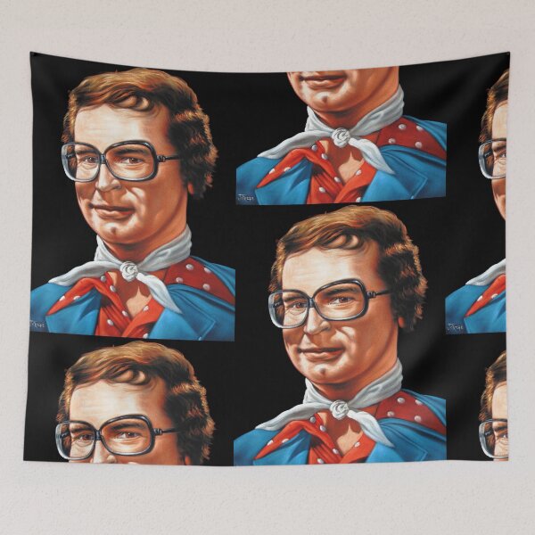 Item preview, Charles Nelson Reilly portrait, oil on black velvet by Jorge Torrones ver5 designed and sold by velvetify.com.