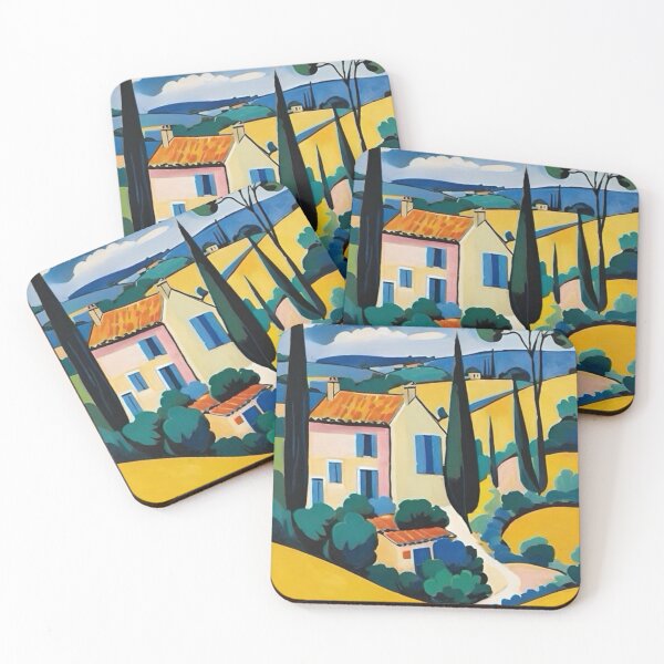 Item preview, Charming French Countryside Landscape No. 7 | Provence Art Print…By Carraann designed and sold by CARRAANN.