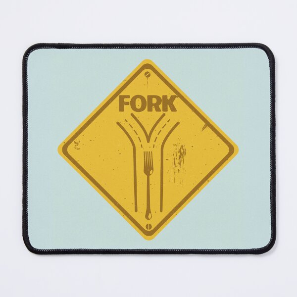 Item preview, Fork in the road funny traffic sign designed and sold by piedaydesigns.