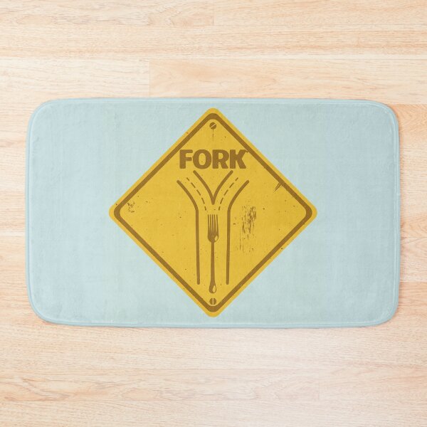 Item preview, Fork in the road funny traffic sign designed and sold by piedaydesigns.