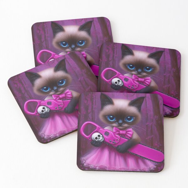 Item preview, Mischievous Siamese Kitty designed and sold by Nocturne  Paws.
