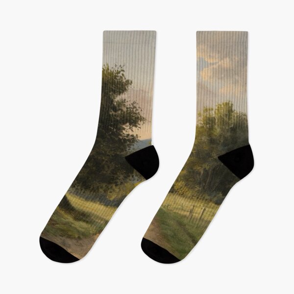 Item preview, Peaceful Path Through French Meadows | Scenic Art by Carraann designed and sold by CARRAANN.