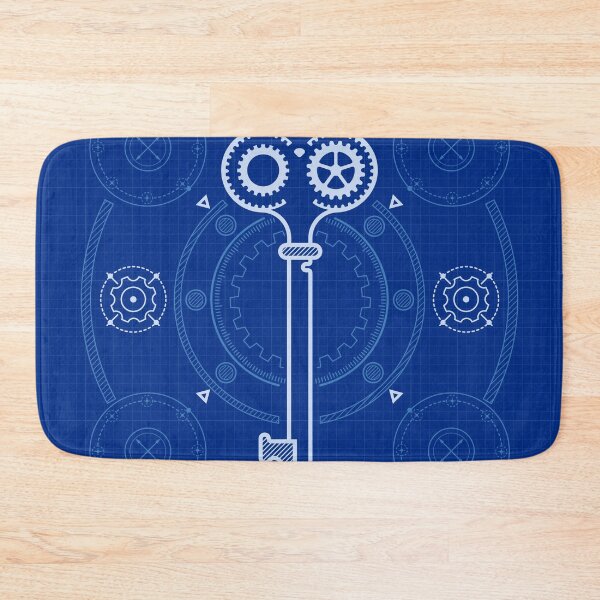 Item preview, engineering technology architecture idea key shape cog wheel blueprint element designed and sold by NiamLab.