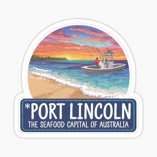 Item preview, Port Lincoln sticker designed and sold by Random Designs.