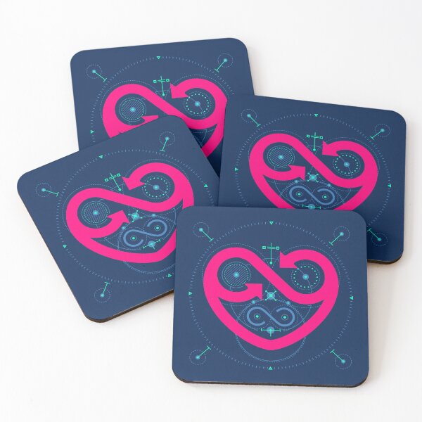 Item preview, forever love pink heart shape infinity sign valentine decoration designed and sold by NiamLab.